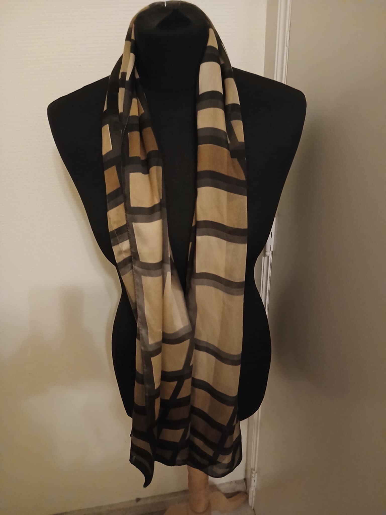 Sans Marque - Foulard Kaki