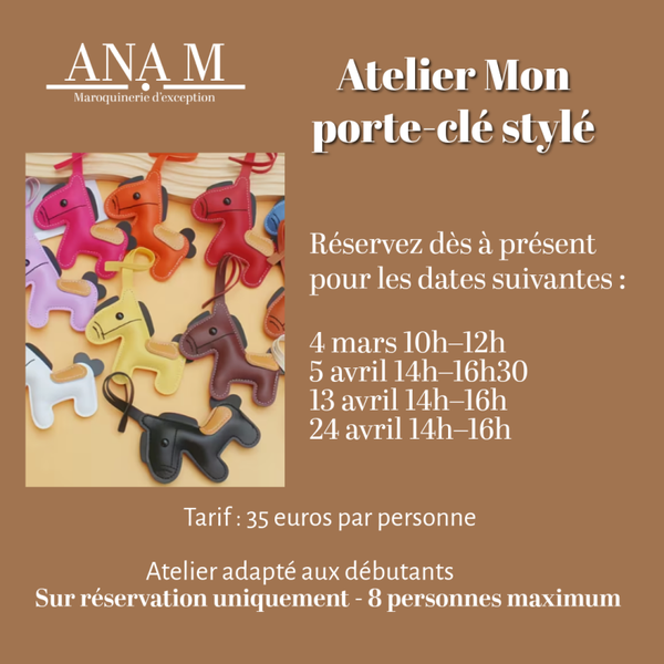 Atelier Mon porte-clé stylé