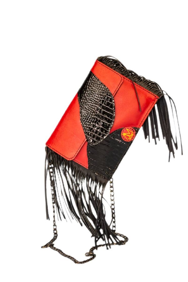 La Rebelle - pochette en cuir