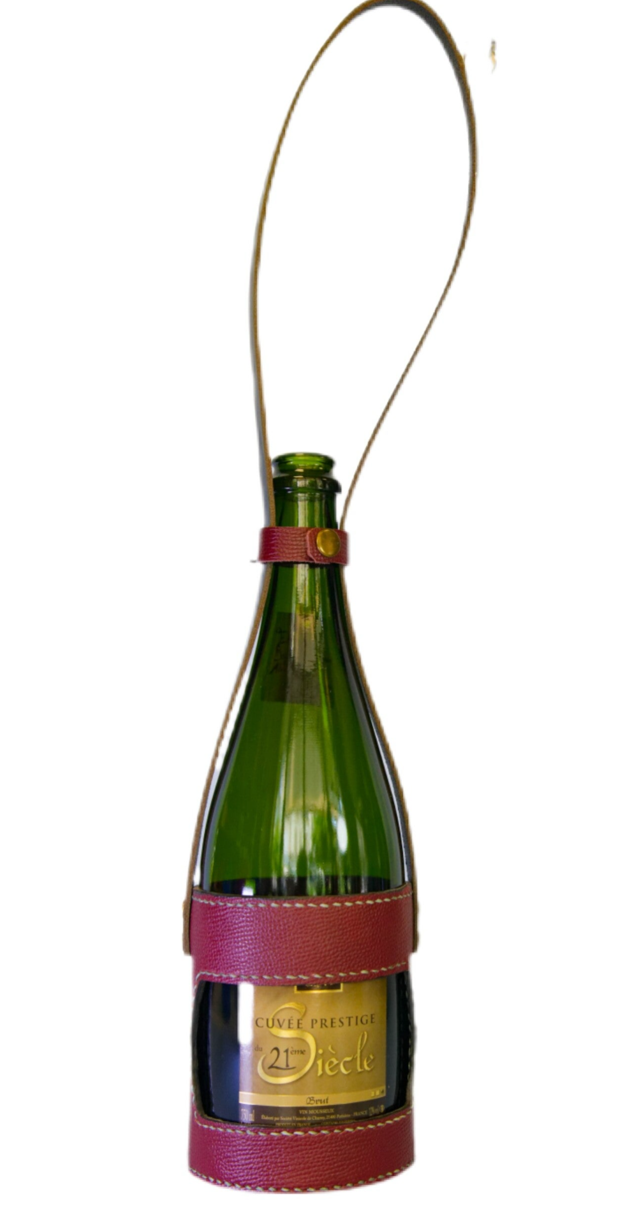 Etui à bouteille de Champagne édition bordeaux