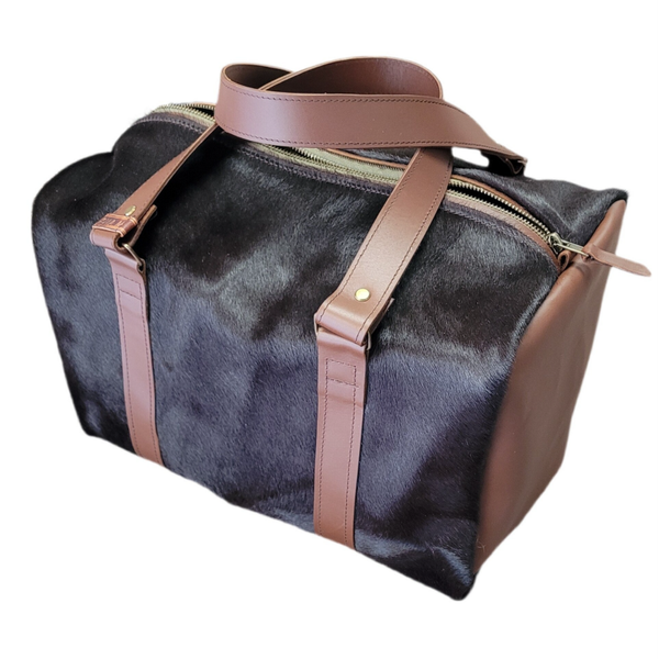 LE RODEO - sac week-end artisanal en cuir de vachette