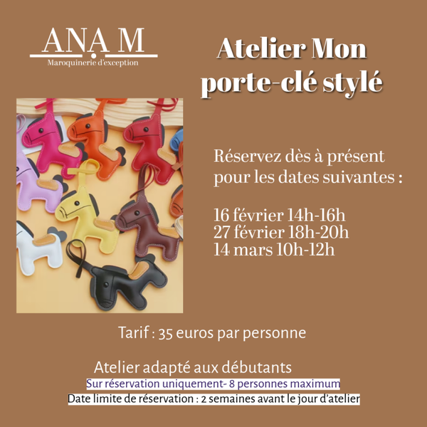 Atelier Mon porte-clé stylé