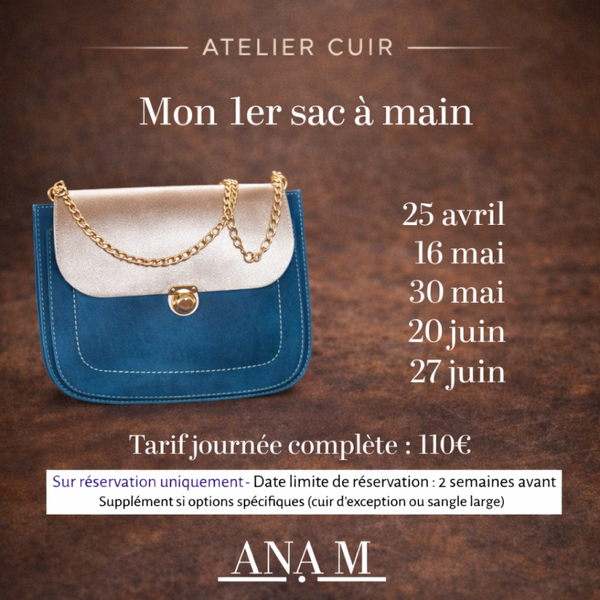 Atelier Couture de Votre Sac à main en Cuir
