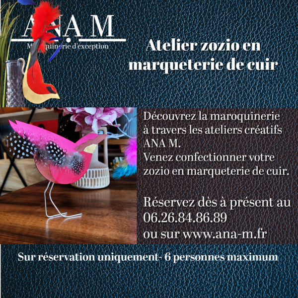 Atelier Zozio en marqueterie de cuir
