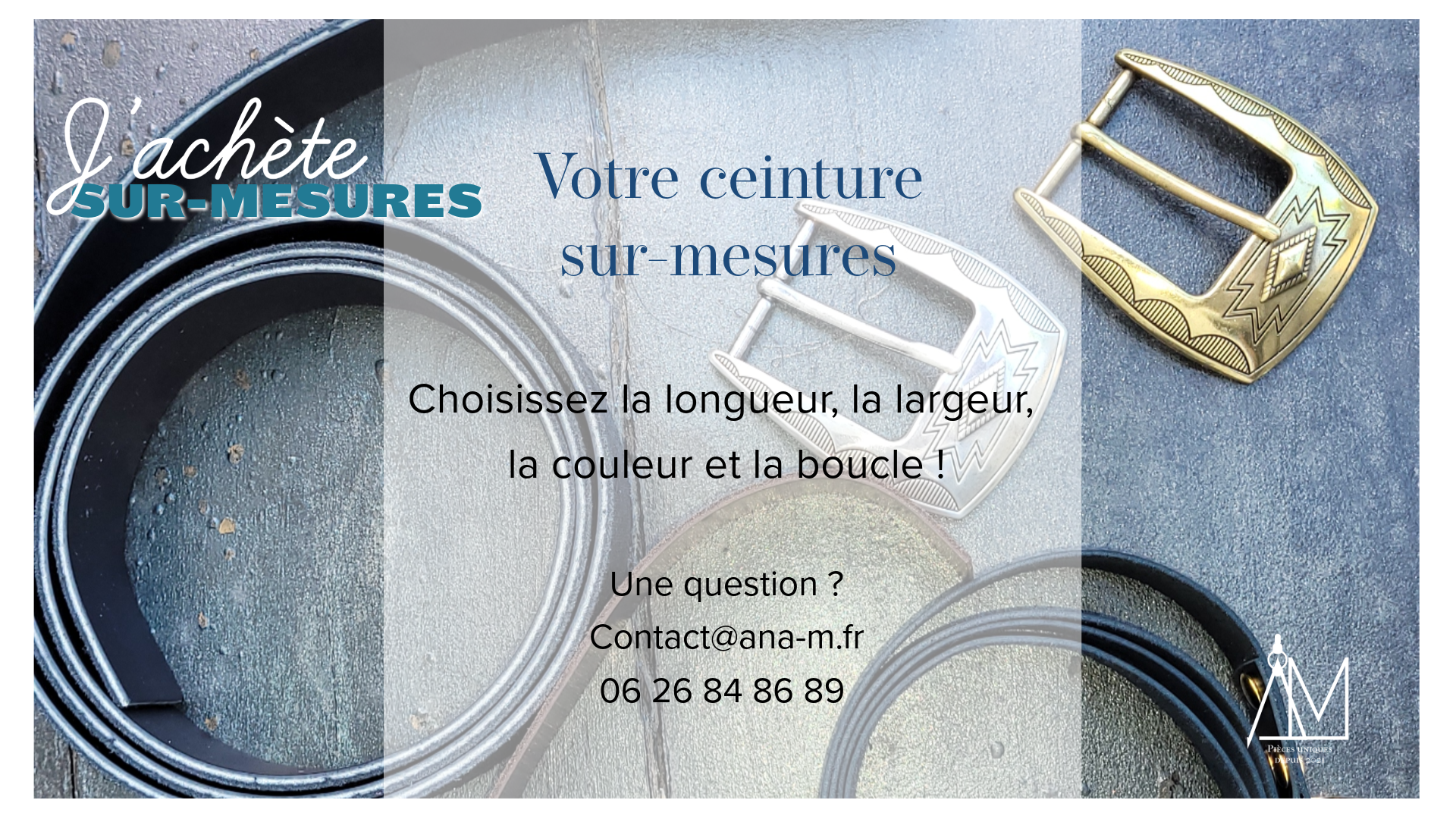 Ceinture En Cuir à Fleurs Tailored Sportsman - Taille Moyenne - Sport - Neuf