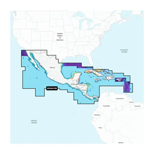 GARMIN - navionics vision+ Amérique centrale et Caraïbes