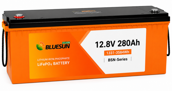 BLUESUN - Batterie lithium 12V 280Ah - Bluetooth intégré