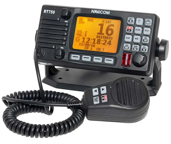 NAVICOM - VHF fixe RT750 avec antenne GPS intégrée