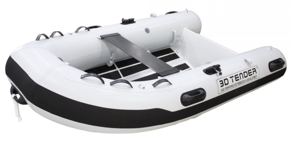 3D TENDER - federlight 265 hypalon white + housse de tube