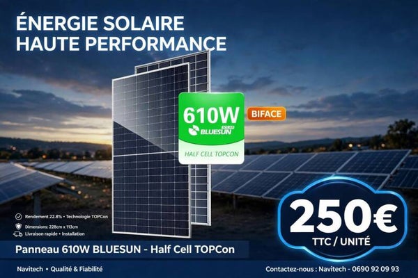 Panneau solaire 610W
