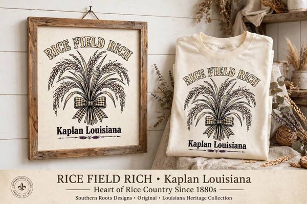 Rich field rice historically Tshirt design , history of our oilfield in a rice field