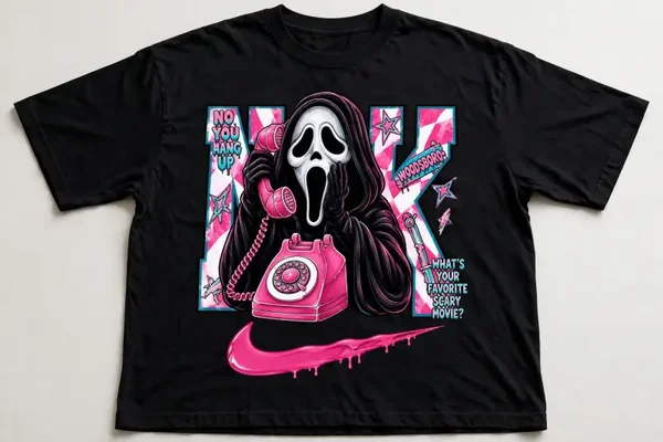 Scream neon Tshirt in adult and kids sizes