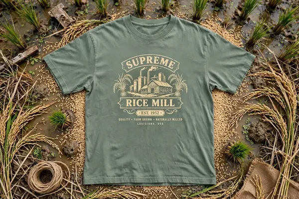 Hoodie and T-shirt combo , Supreme Louisiana rice , 2 fields design, field to table T-shirt and Hoodie set