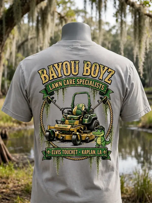 Company shirt front and back design, T-shirt