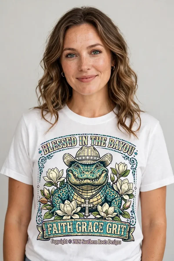 Gator blessed in the bayou faith and grit