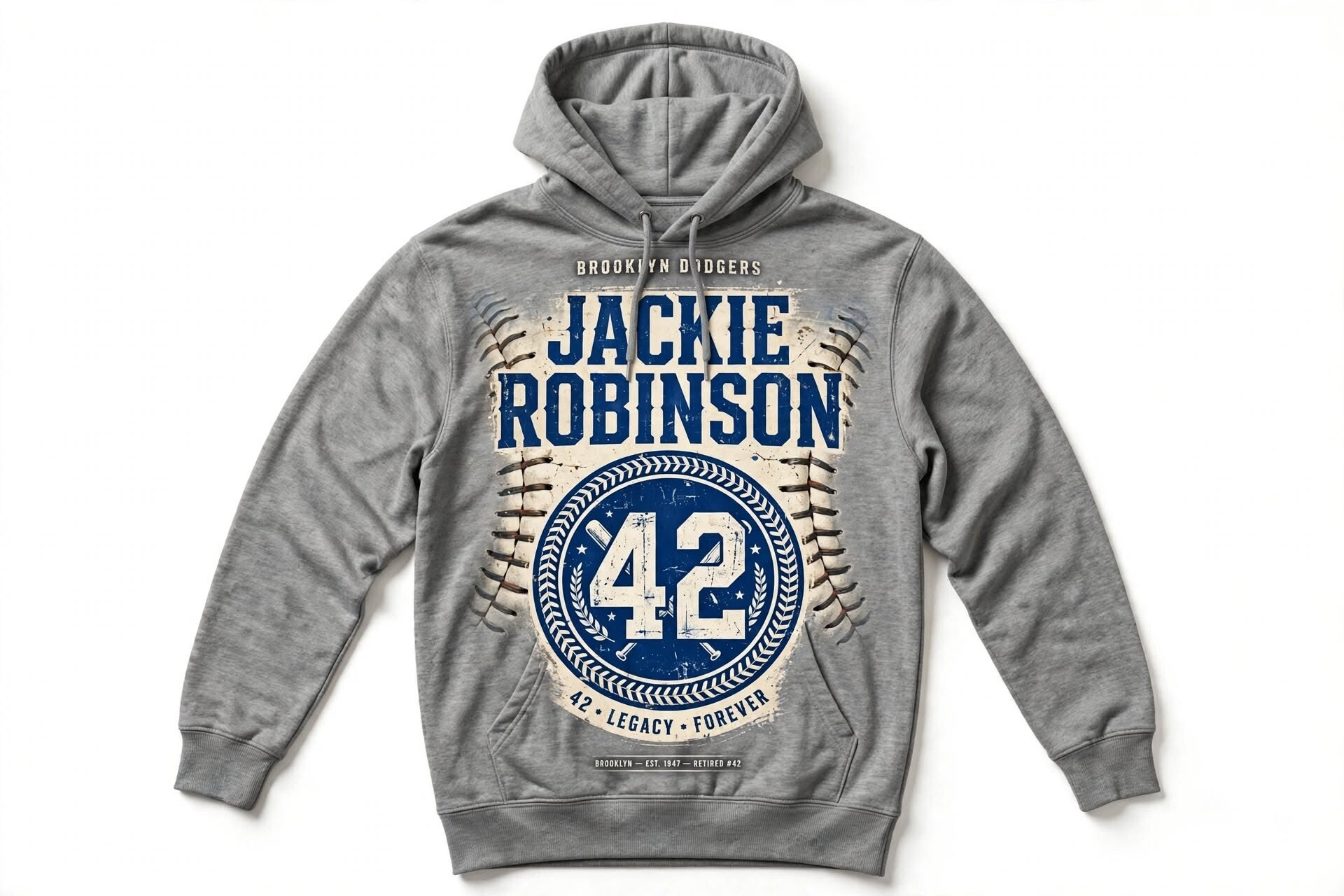 Jackie Robinson baseball theme  hoodie design shirt front and back design