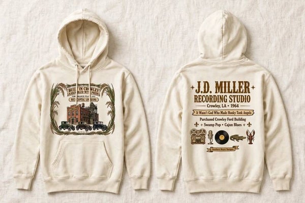 Crowley, La historic Ford plant design in hoodie