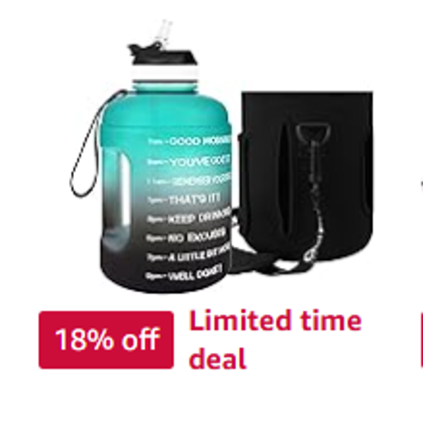 Water Bottle with Storage Bag