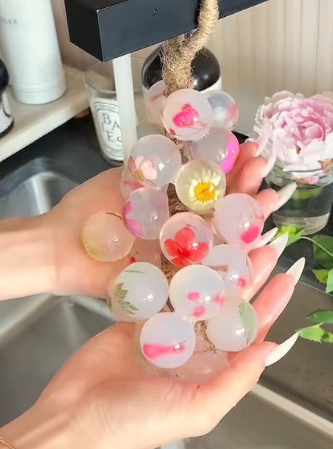 bloemen-druiven zeep verschillende heerlijke geuren