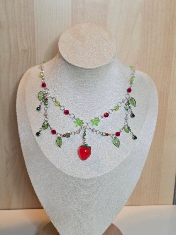 Strawberry necklace