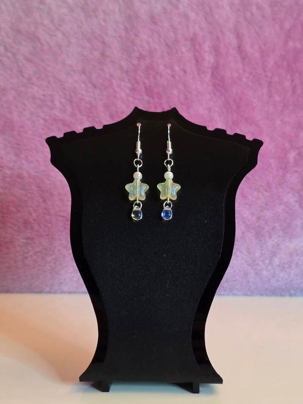 Yellow Star Earrings