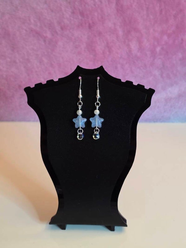 Blue Star Earrings