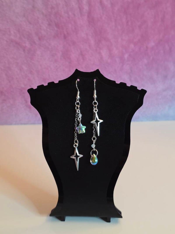 Rainbow Star Earrings