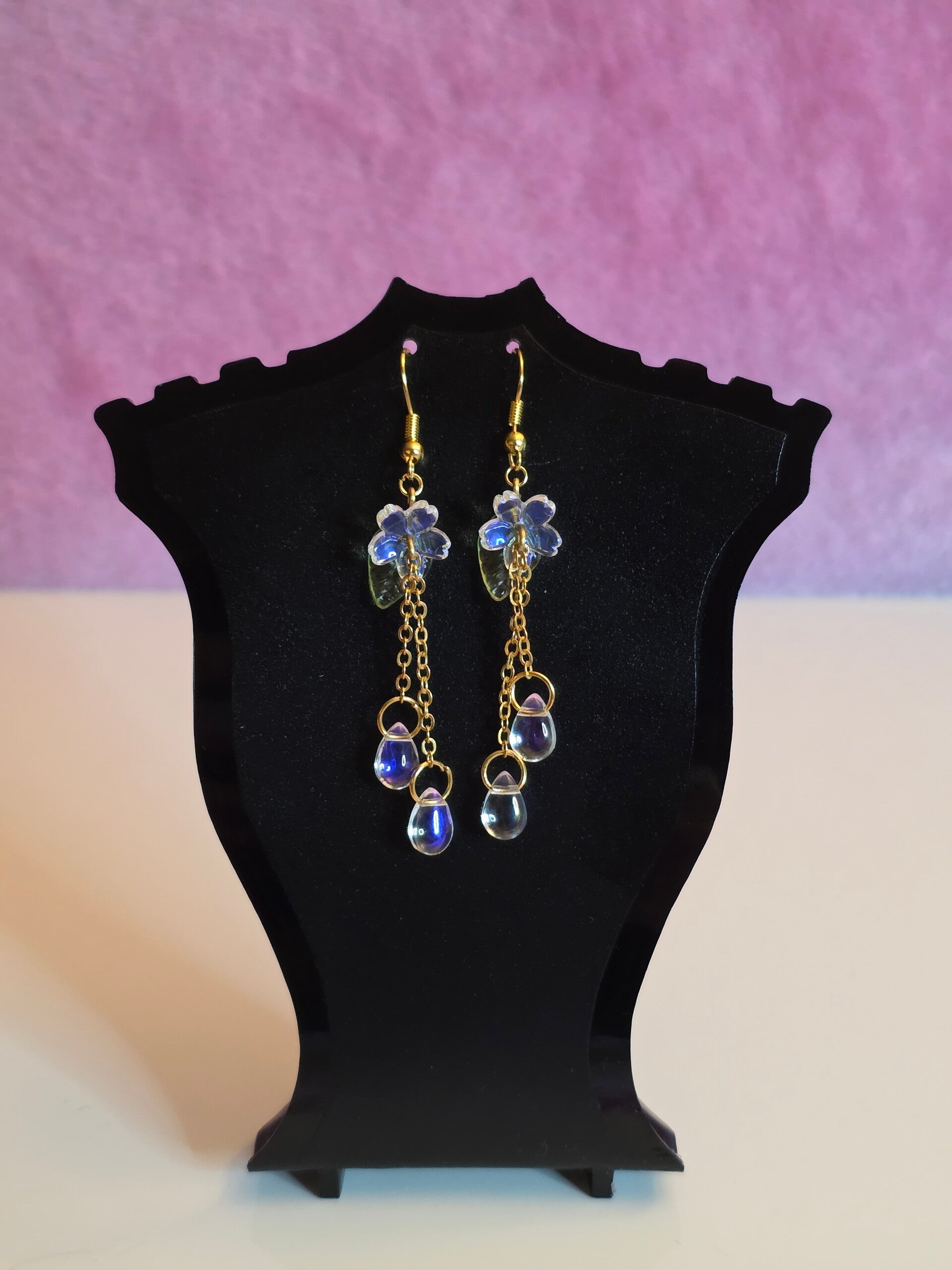 Rainbow Flower Earrings