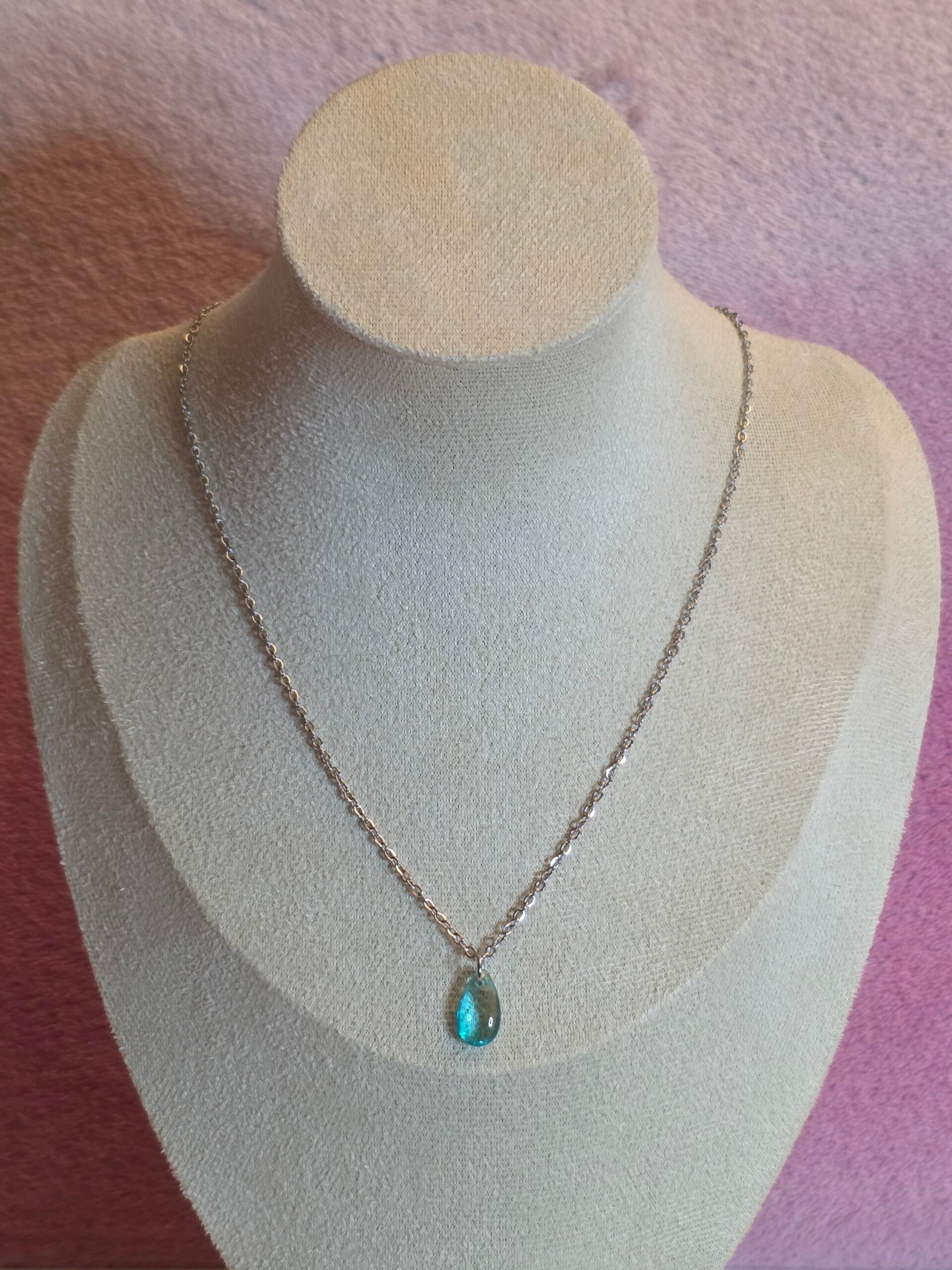 Blue Charm Necklace