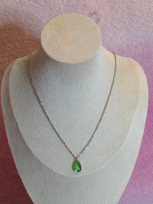 Green Charm Necklace