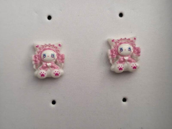 Pink Doll Earrings