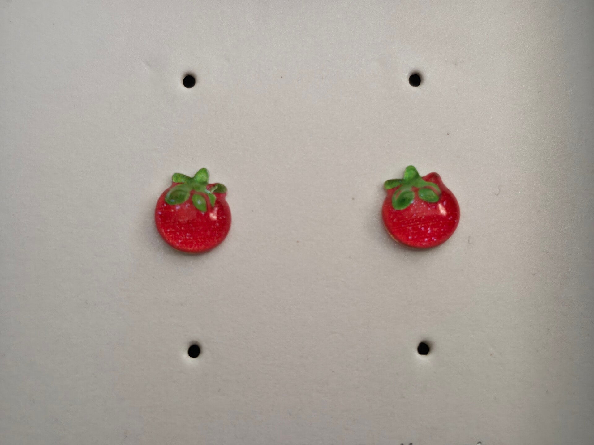 Tomato Earrings