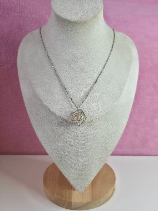 Wire Ball Necklace