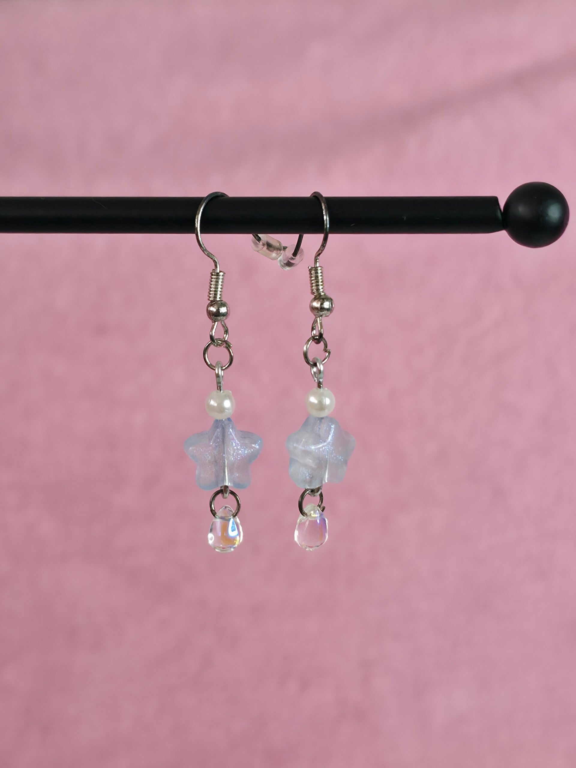 Blue Star Earrings