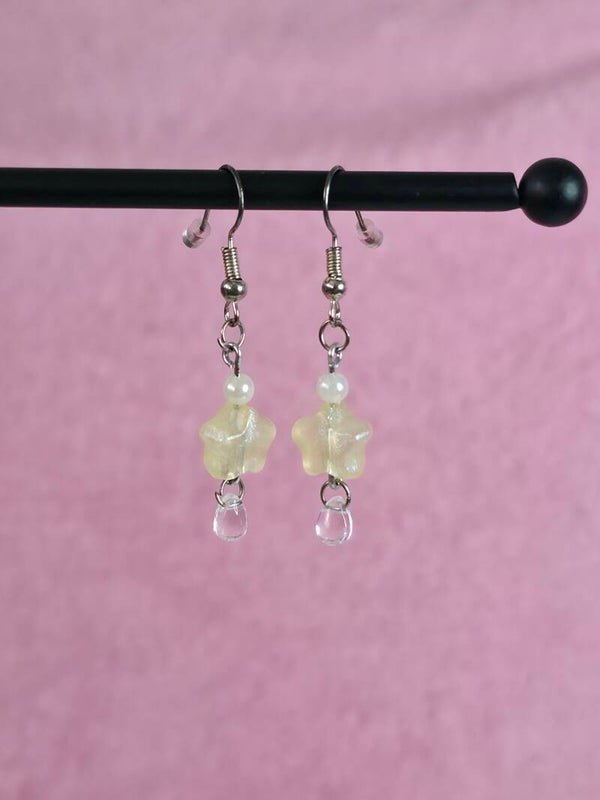 Yellow Star Earrings