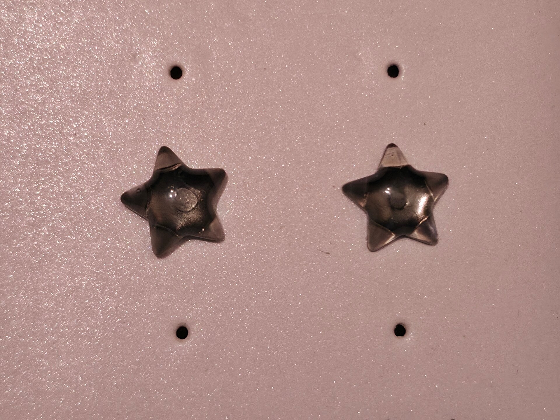 Black Star Earrings