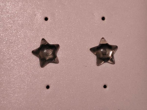 Black Star Earrings