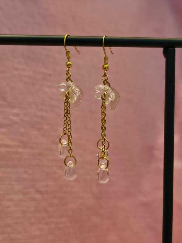 Luminescent Flower Earrings