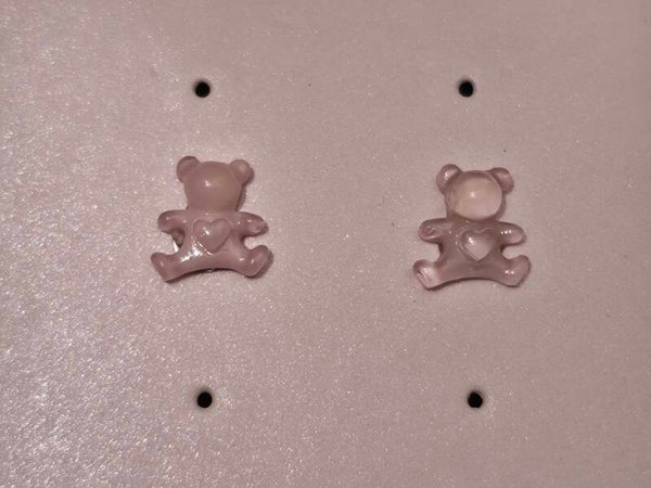 Pink Bear Earrings