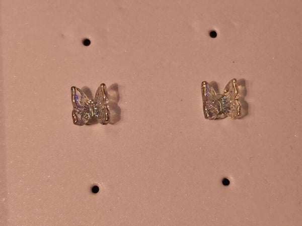 Luminescent 3D Butterfly Earrings