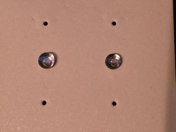 Clear Luminescent Drop Earrings