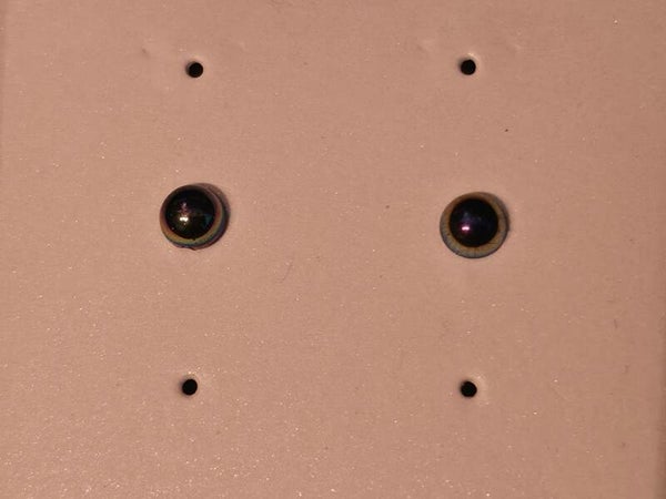 Black Oil Drop Earrings