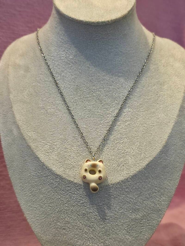 Donut Cat Necklace