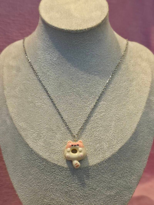 Donut Cat Necklace