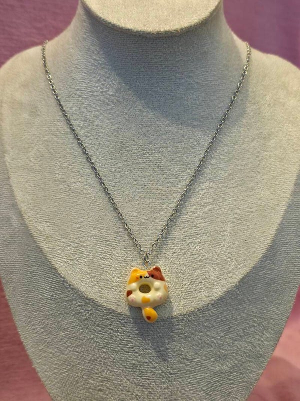 Donut Cat Necklace
