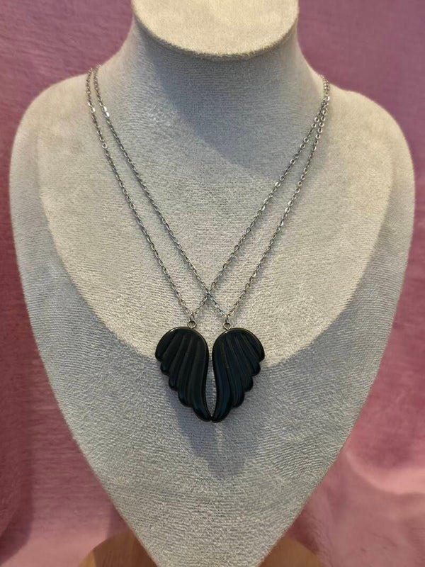 Black Wings Set Necklaces