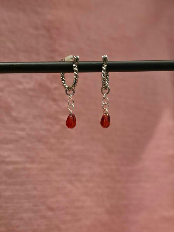 Blood Drop Earrings