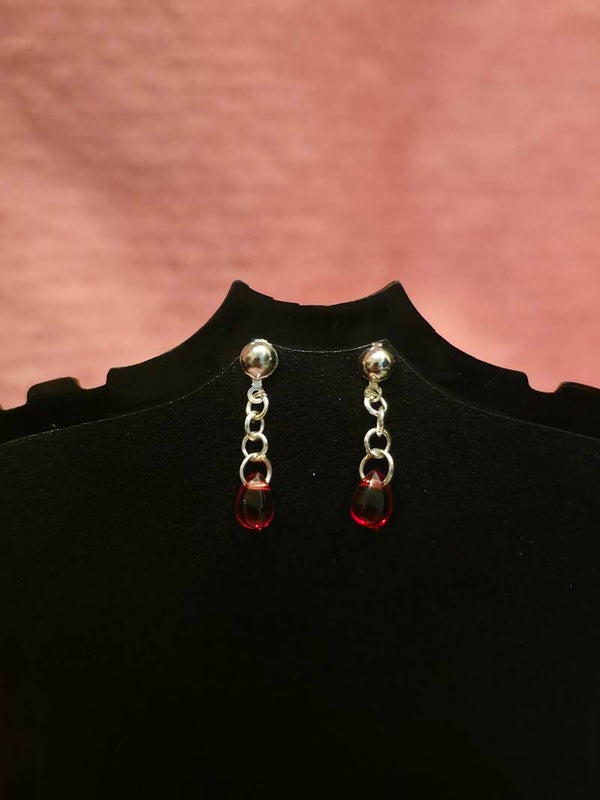 Blood Drop Earrings