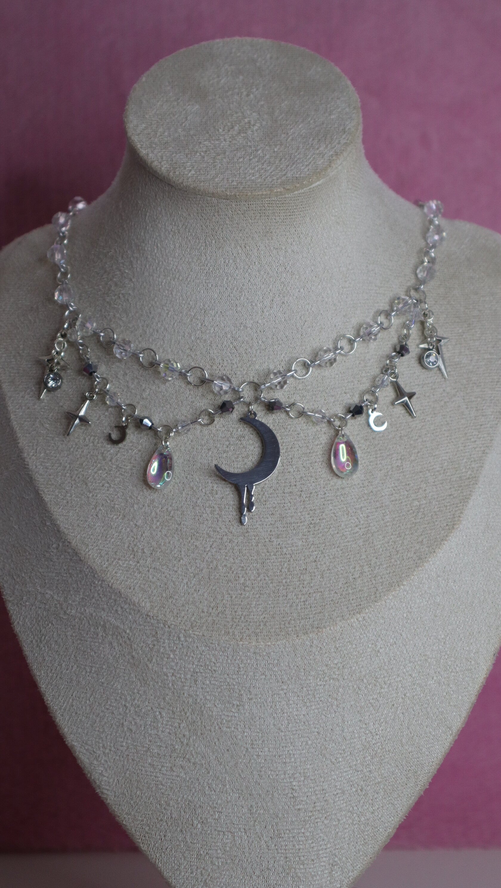 Silver Moon Necklace