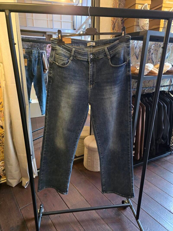 Spijkerbroek wide leg